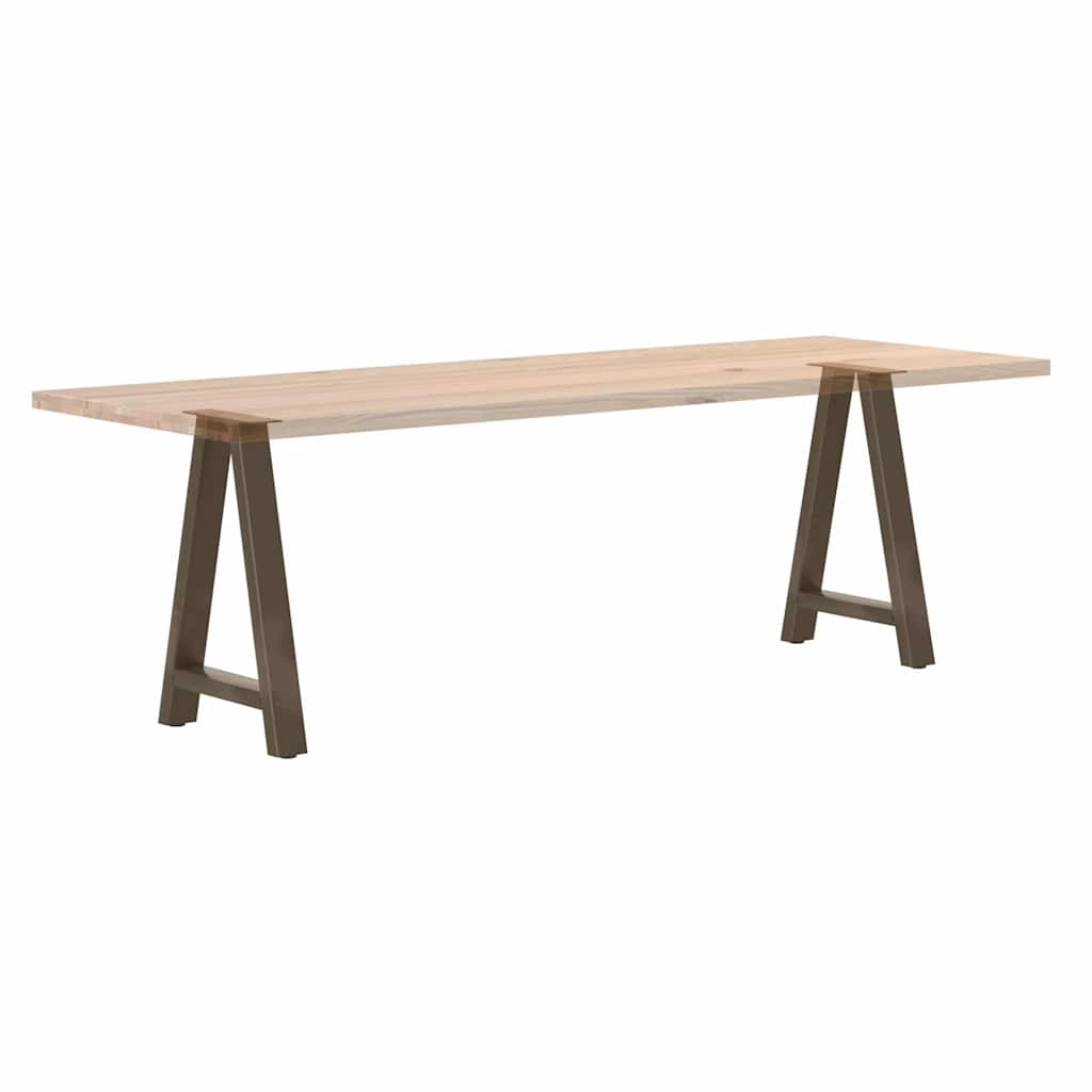 Pieds de table à manger en forme de A, 2 pièces, 60 x (72-73) cm, acier