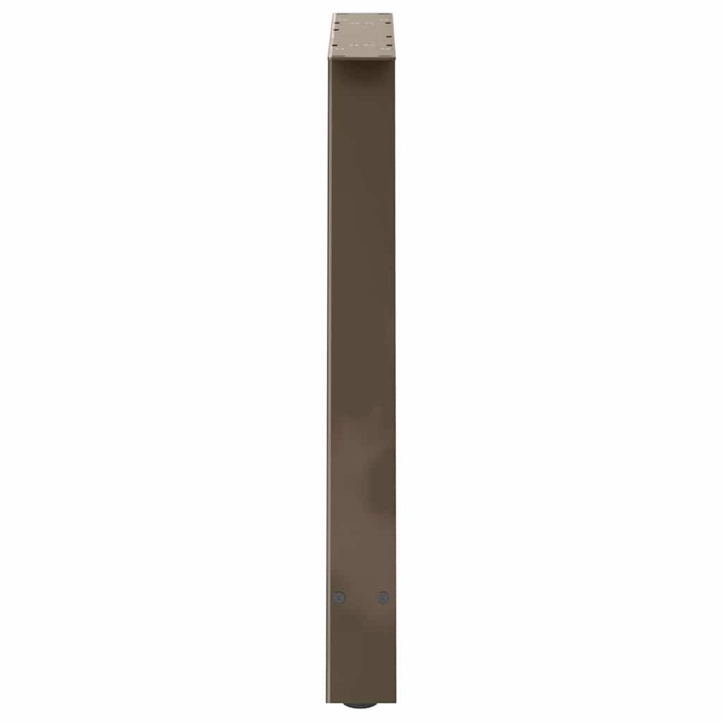 Pieds de table à manger en forme de A, 2 pièces, 70 x (72-73) cm, acier