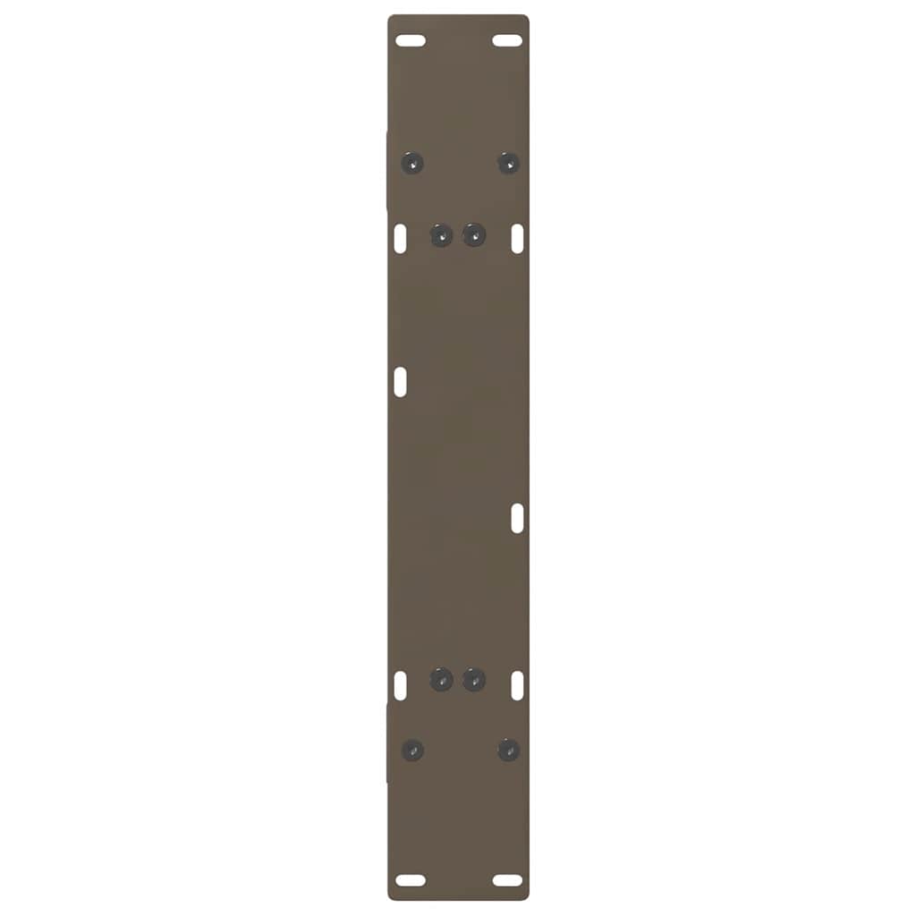 Pieds de table à manger en forme de A, 2 pièces, 70 x (72-73) cm, acier