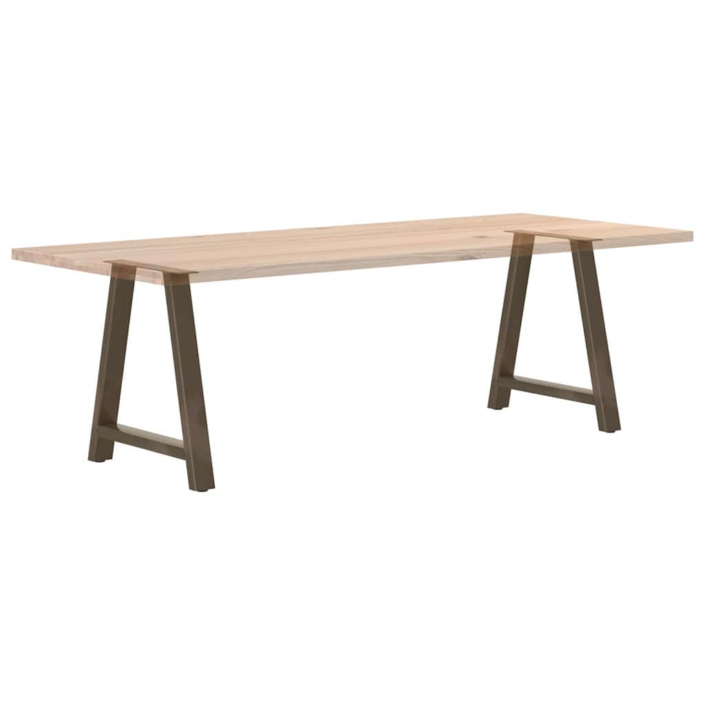 Pieds de table à manger en forme de A, 2 pièces, 70 x (72-73) cm, acier