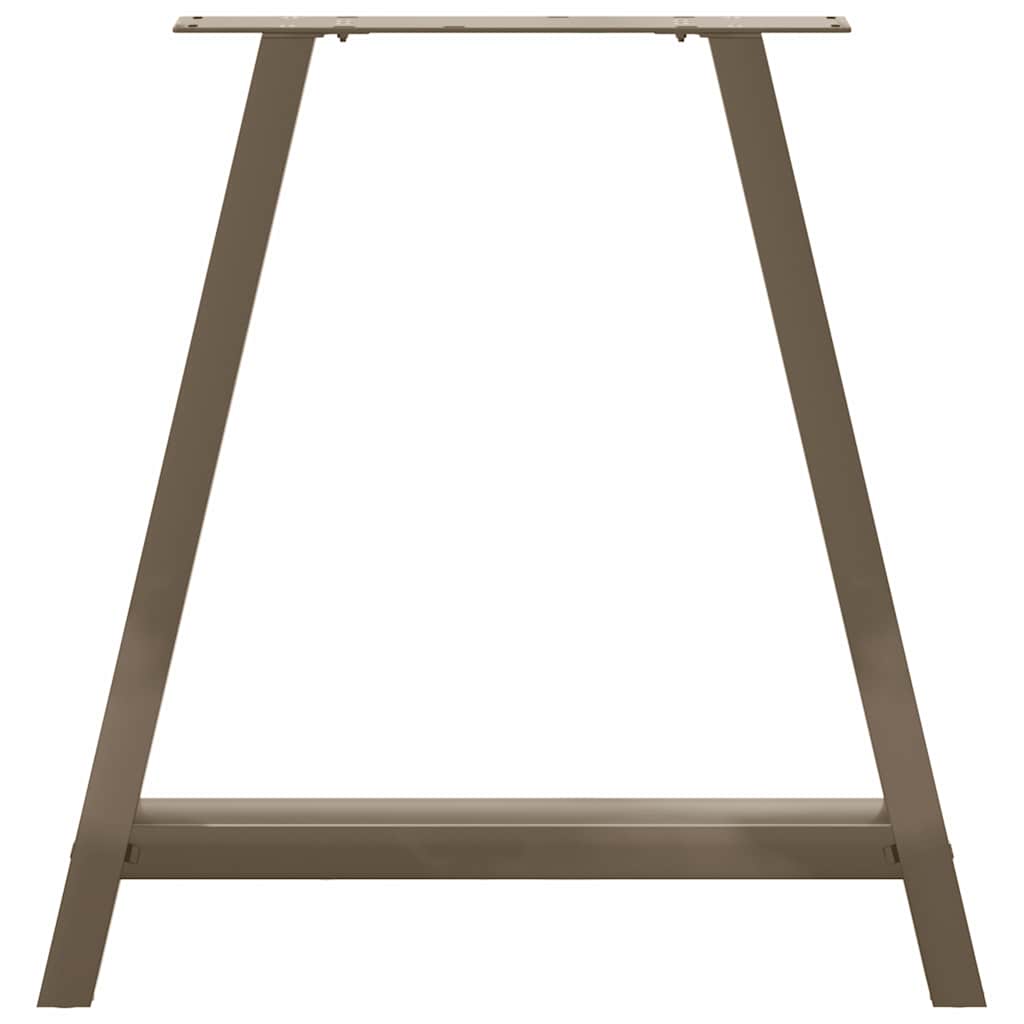 Pieds de table à manger en forme de A, 2 pièces, 80 x (72-73) cm, acier