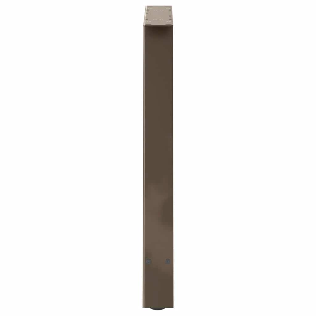 Pieds de table à manger en forme de A, 2 pièces, 80 x (72-73) cm, acier