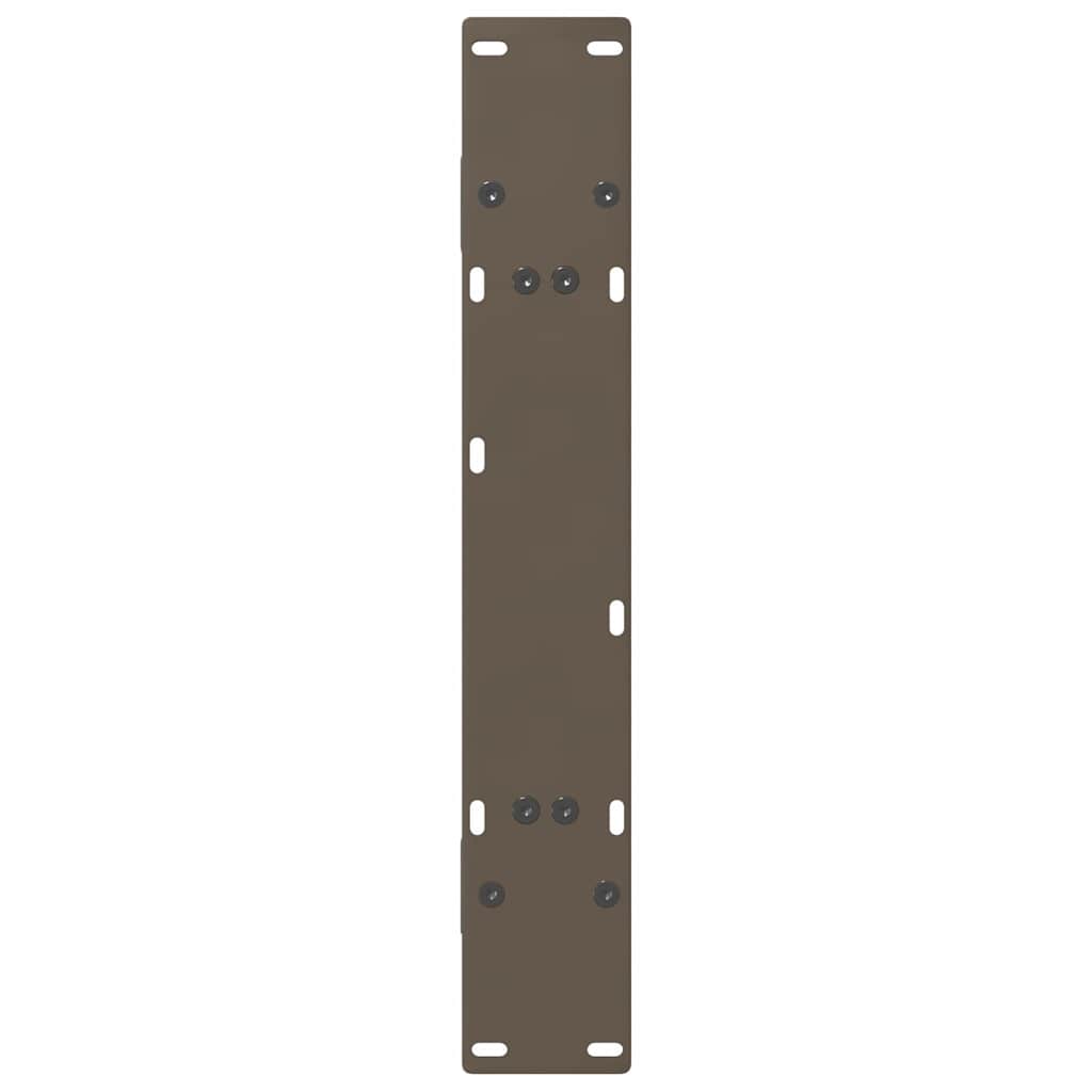 Pieds de table à manger en forme de A, 2 pièces, 80 x (72-73) cm, acier