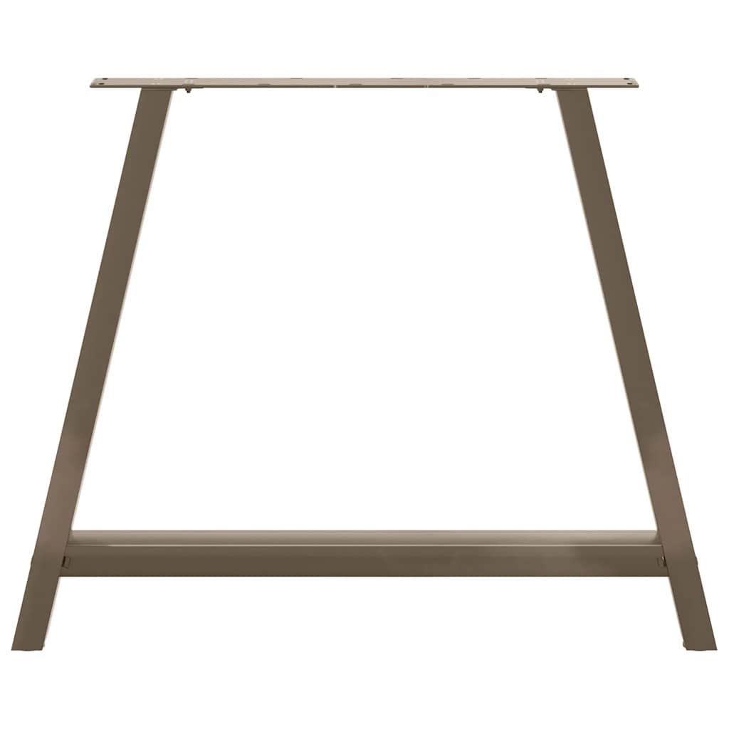 Pieds de table à manger en forme de A, 2 pièces, 100 x (72-73) cm, acier
