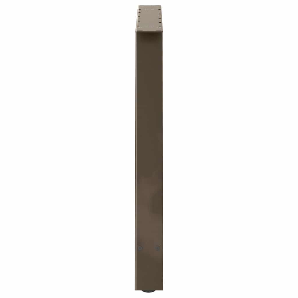 Pieds de table à manger en forme de A, 2 pièces, 100 x (72-73) cm, acier