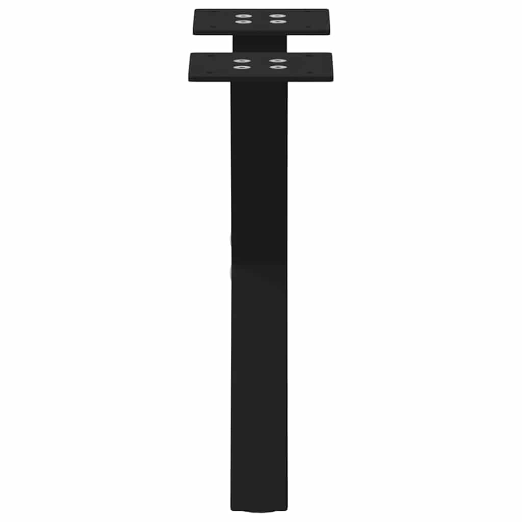 Coffee table legs X-shape 2 pcs. Black 37x(30-31) cm steel
