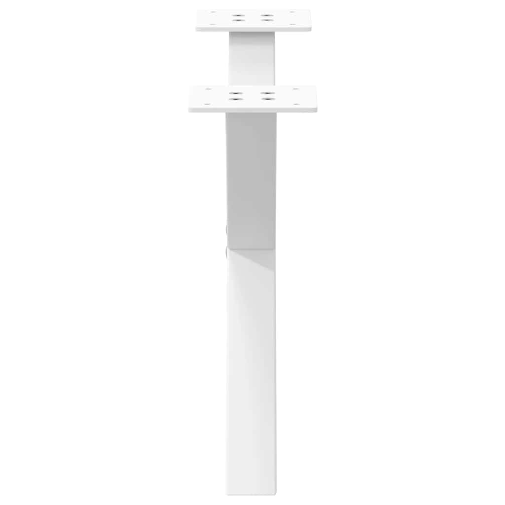 Coffee table legs X-shape 2 pcs. White 50x(30-31) cm steel