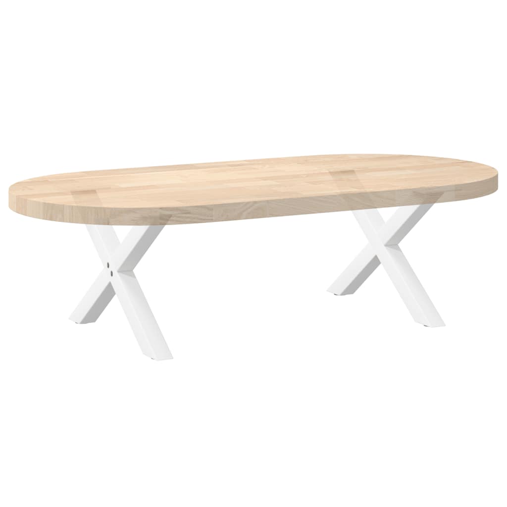 Coffee table legs X-shape 2 pcs. White 50x(30-31) cm steel