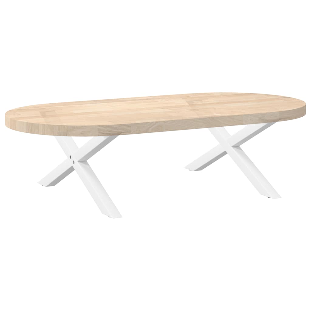 Coffee table legs X-shape 2 pcs. White 70x(30-31) cm steel