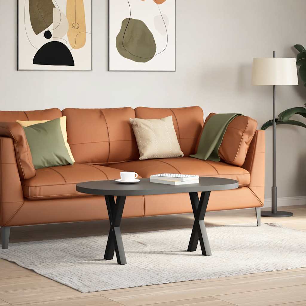 Coffee table legs X-shape 2 pcs. Black 38x(42-43) cm steel