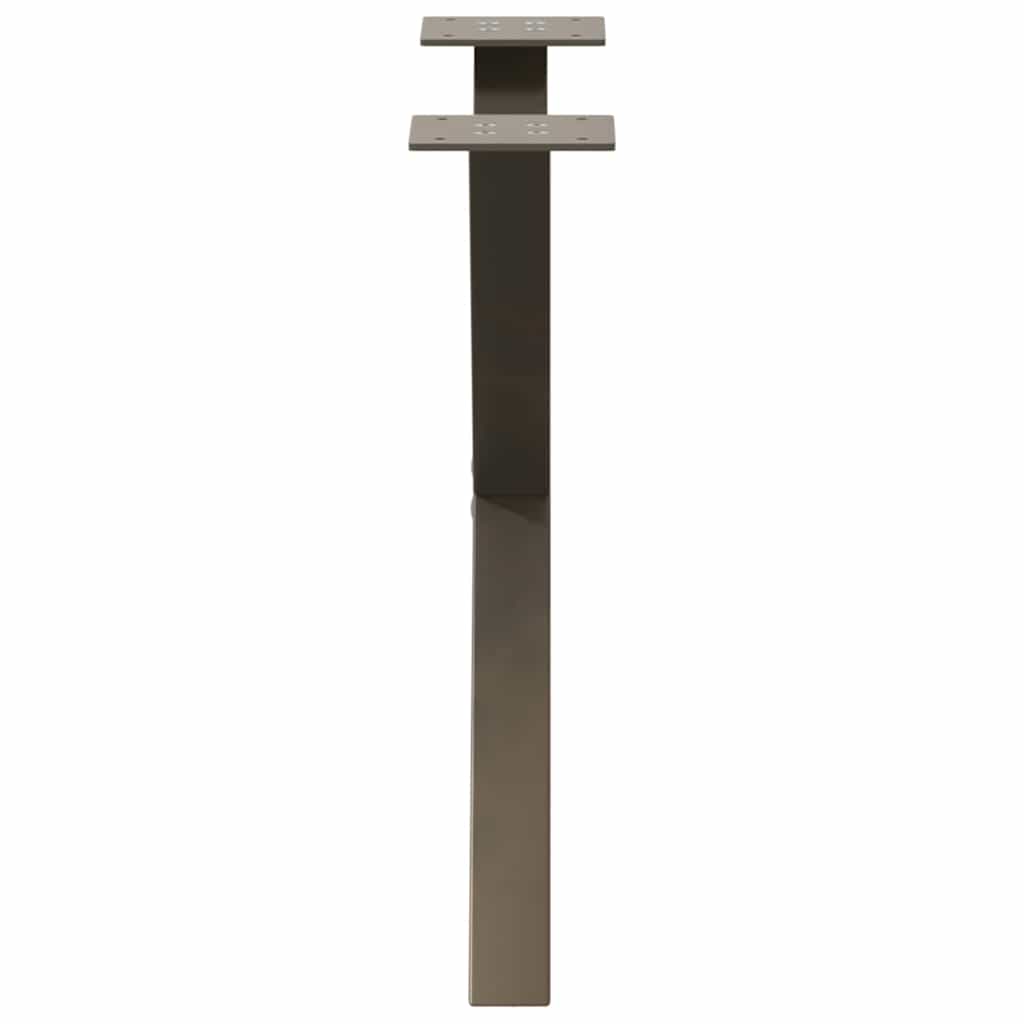 Coffee table legs X-shape 2 pcs. natural steel 60x(42-43) cm steel