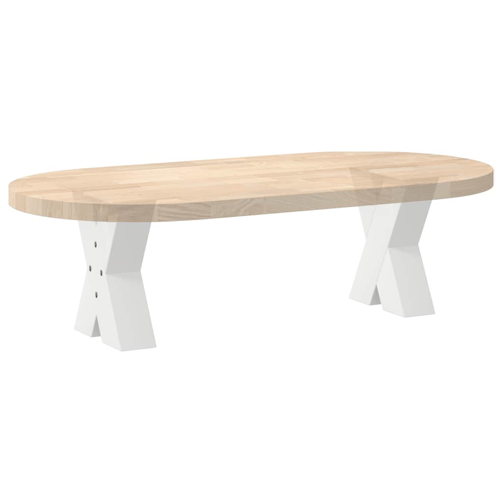 Coffee table legs X-shape 2 pcs. White 30x(30-31) cm steel