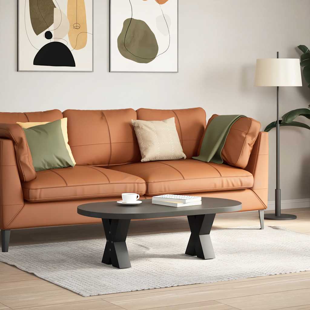 Coffee table legs X-shape 2 pcs. Black 40x(30-31) cm steel