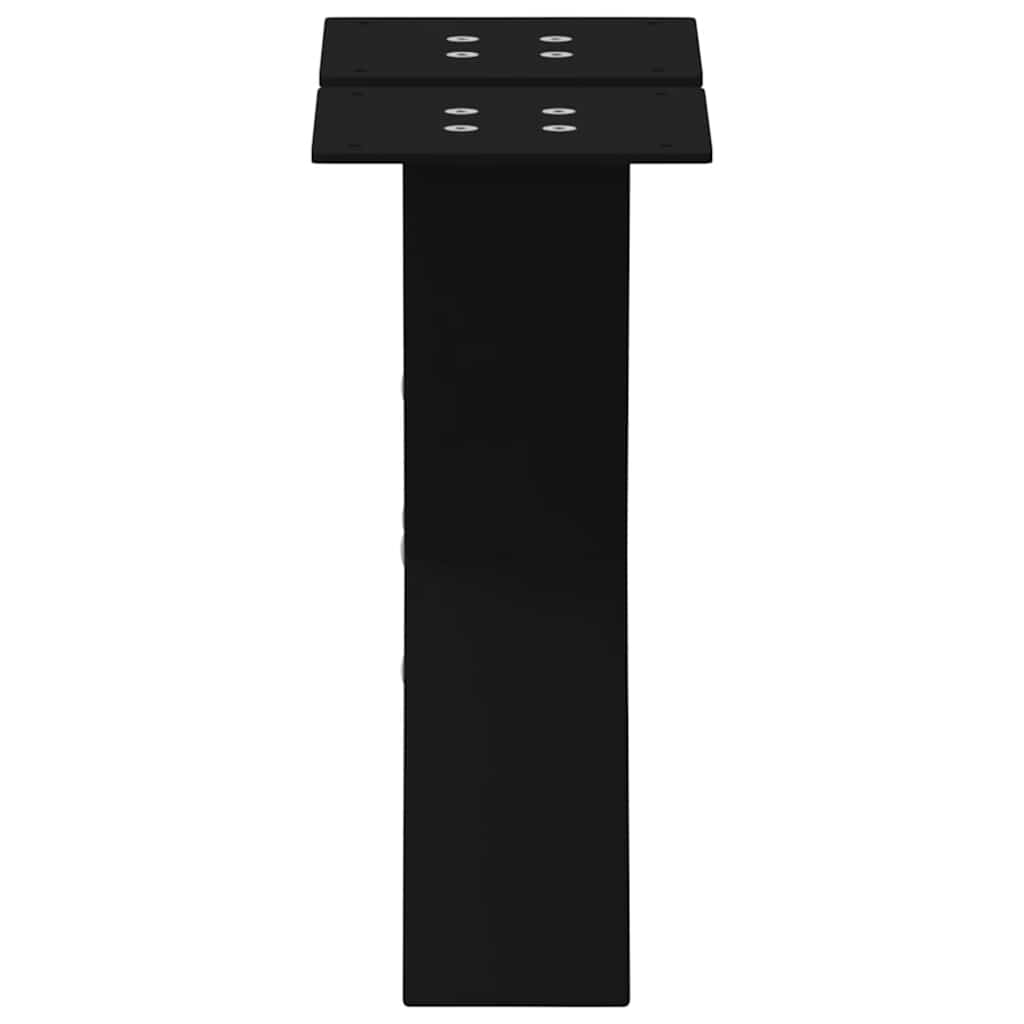Coffee table legs X-shape 2 pcs. Black 40x(30-31) cm steel