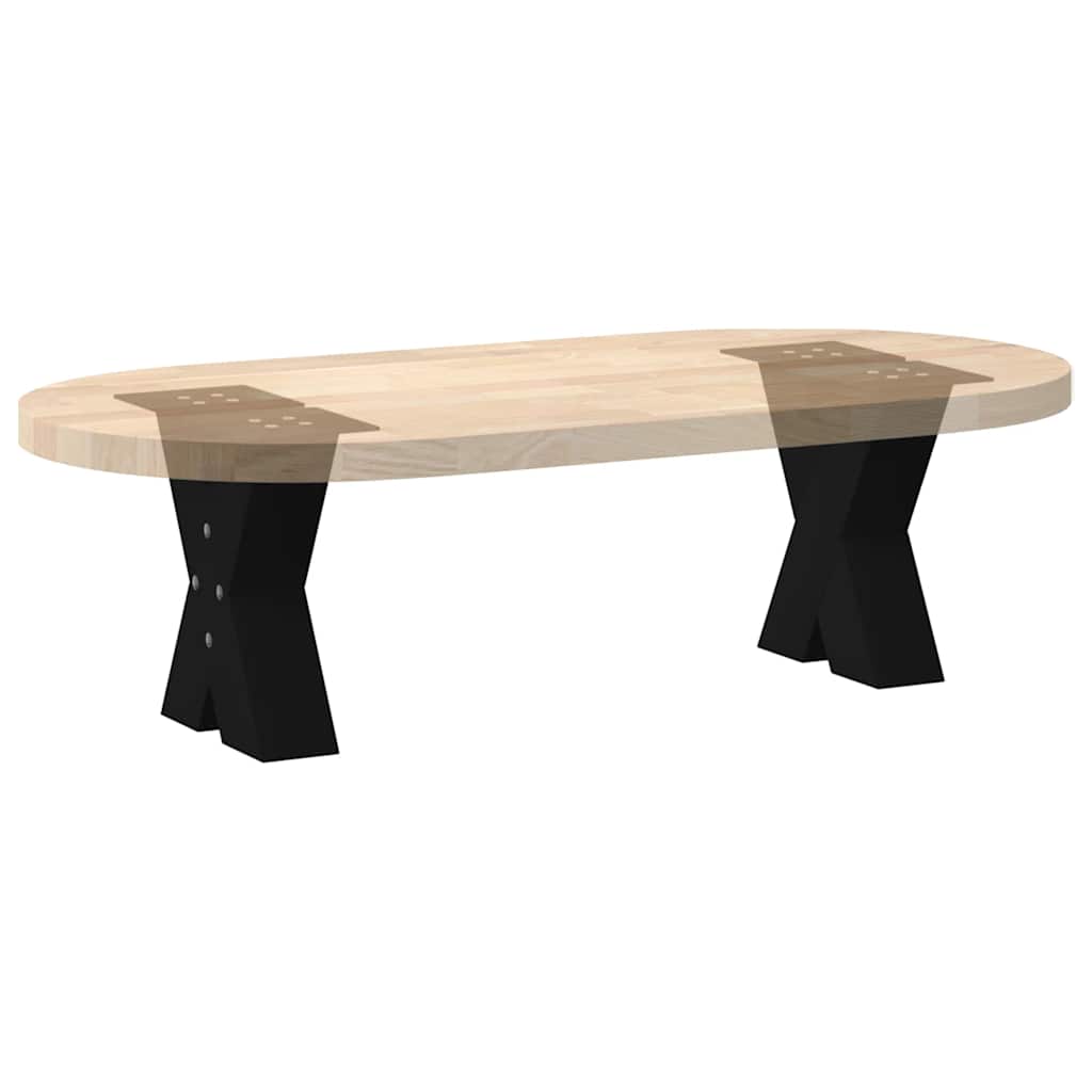 Coffee table legs X-shape 2 pcs. Black 40x(30-31) cm steel