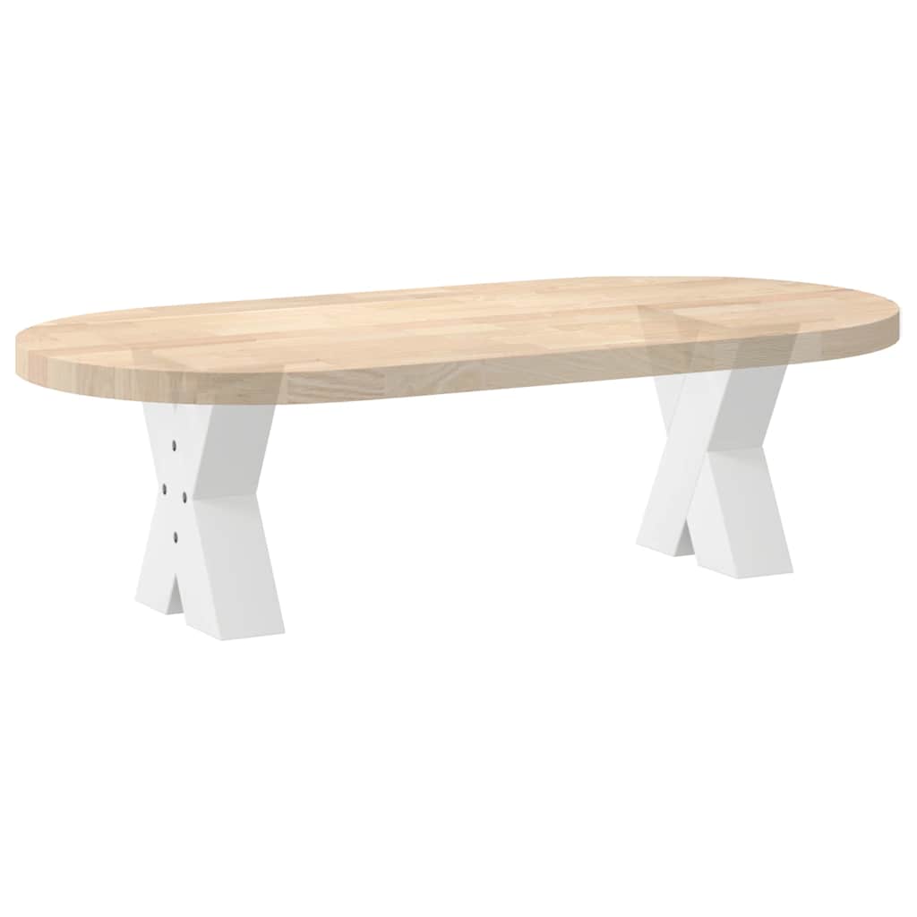 Coffee table legs X-shape 2 pcs. White 40x(30-31) cm steel