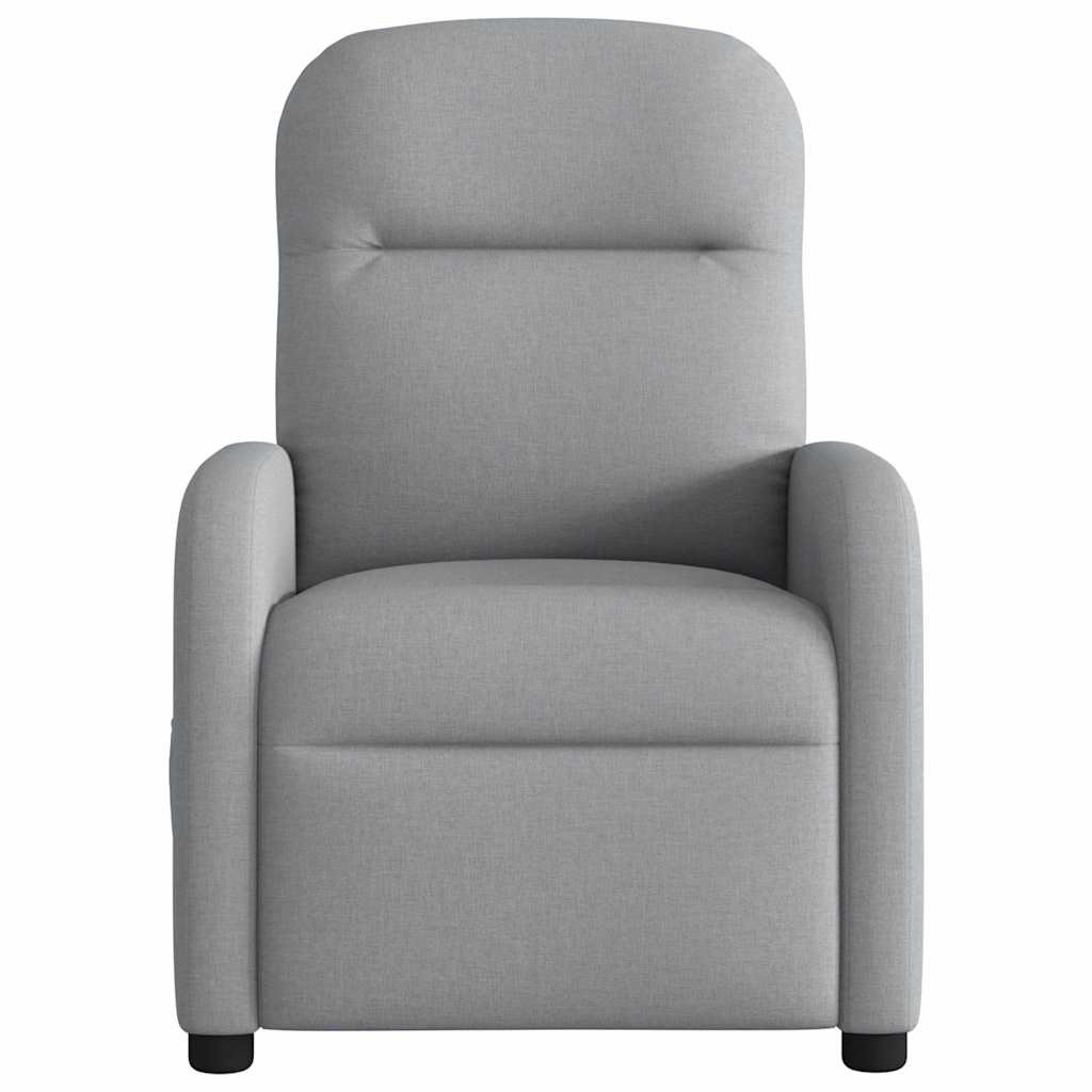 Fauteuil de massage tissu gris clair