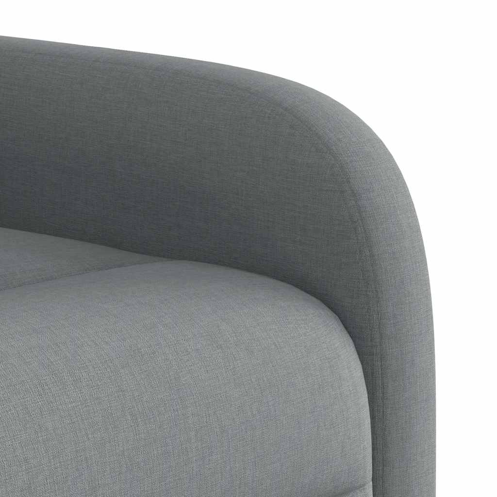 Fauteuil de massage tissu gris clair