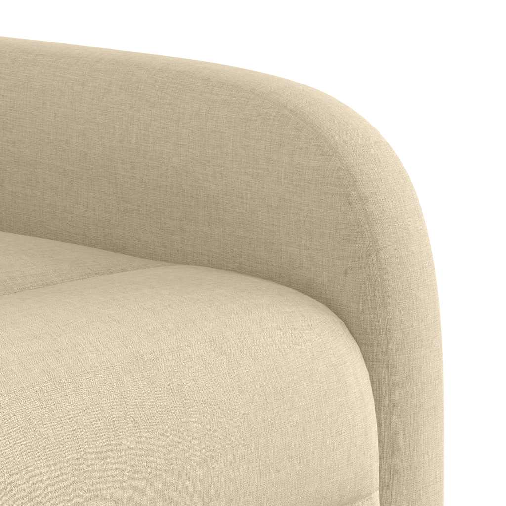 Fauteuil de massage tissu crème