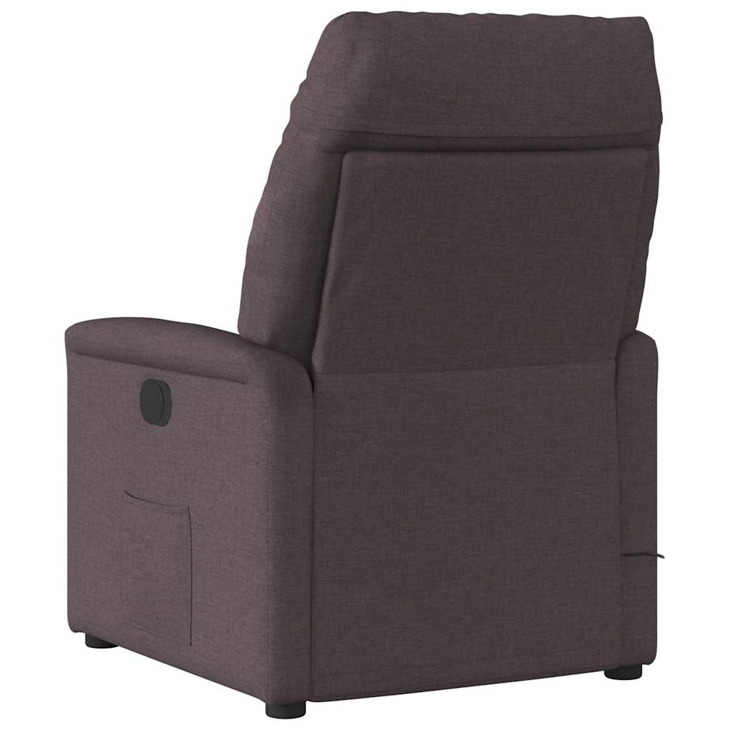 Relaxsessel Dunkelbraun Stoff