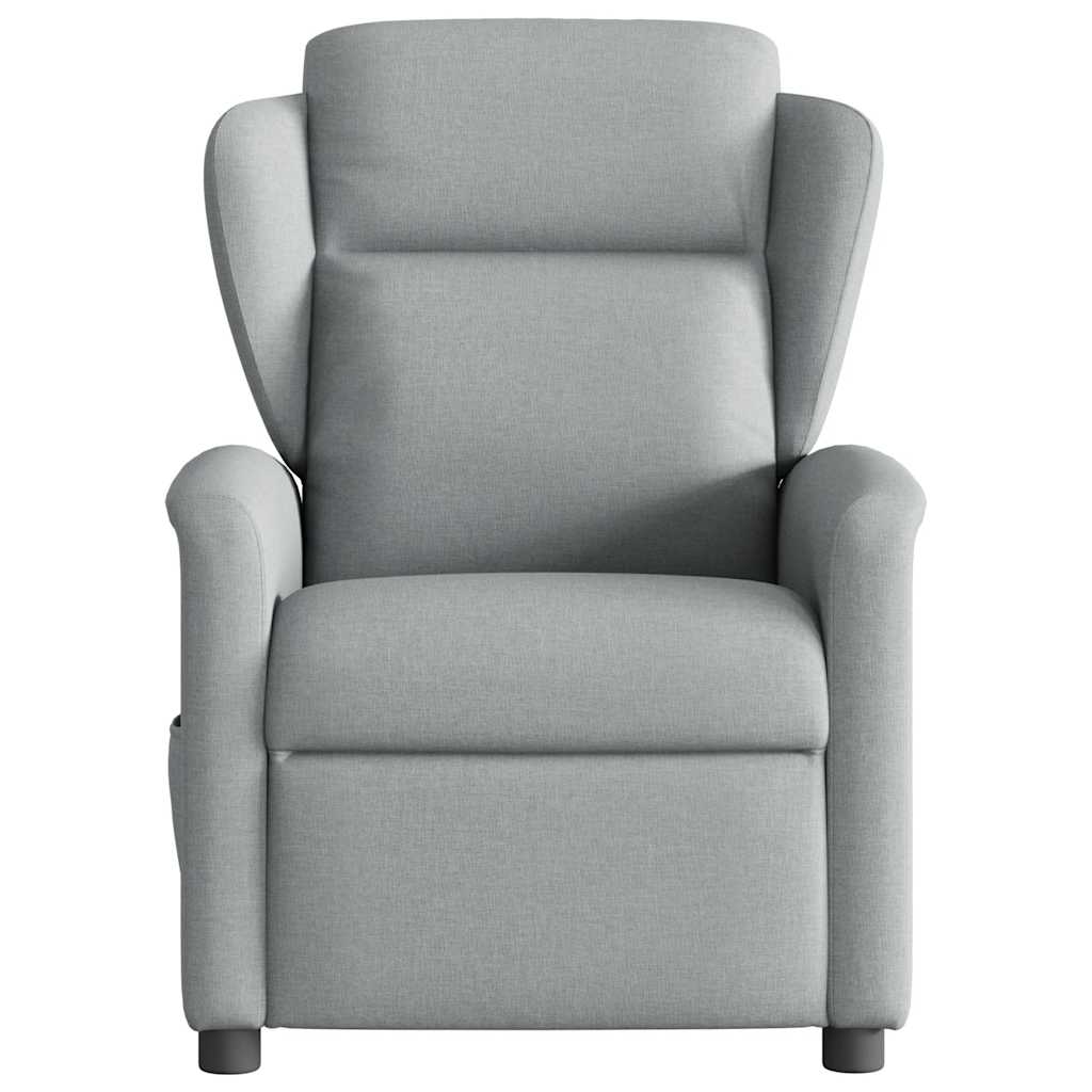 Fauteuil de massage tissu gris clair