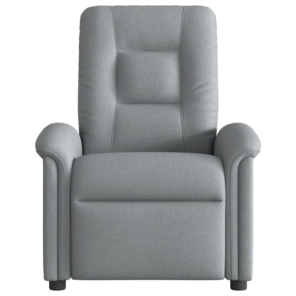 Fauteuil de massage tissu gris clair