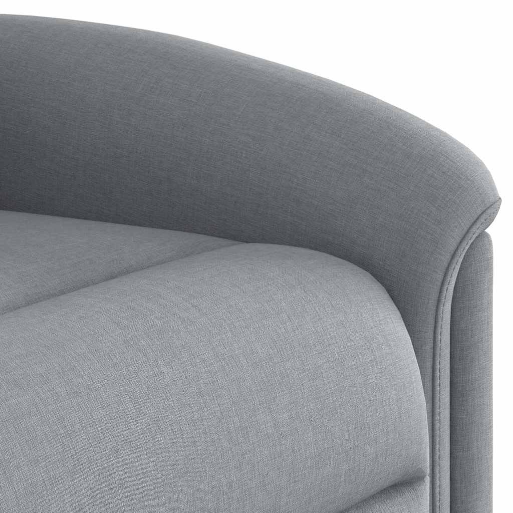 Fauteuil de massage tissu gris clair
