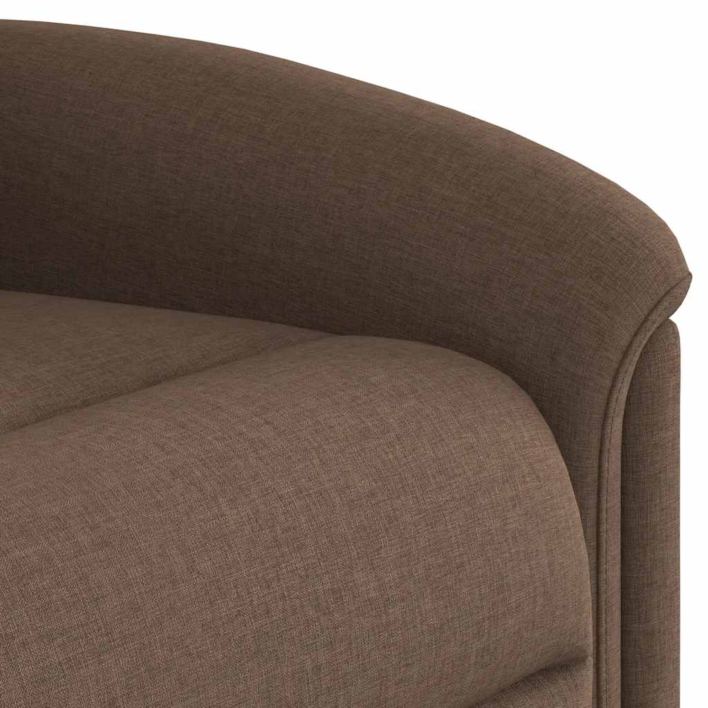 Fauteuil de massage tissu marron