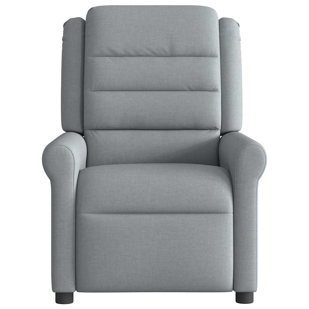 Fauteuil de massage tissu gris clair
