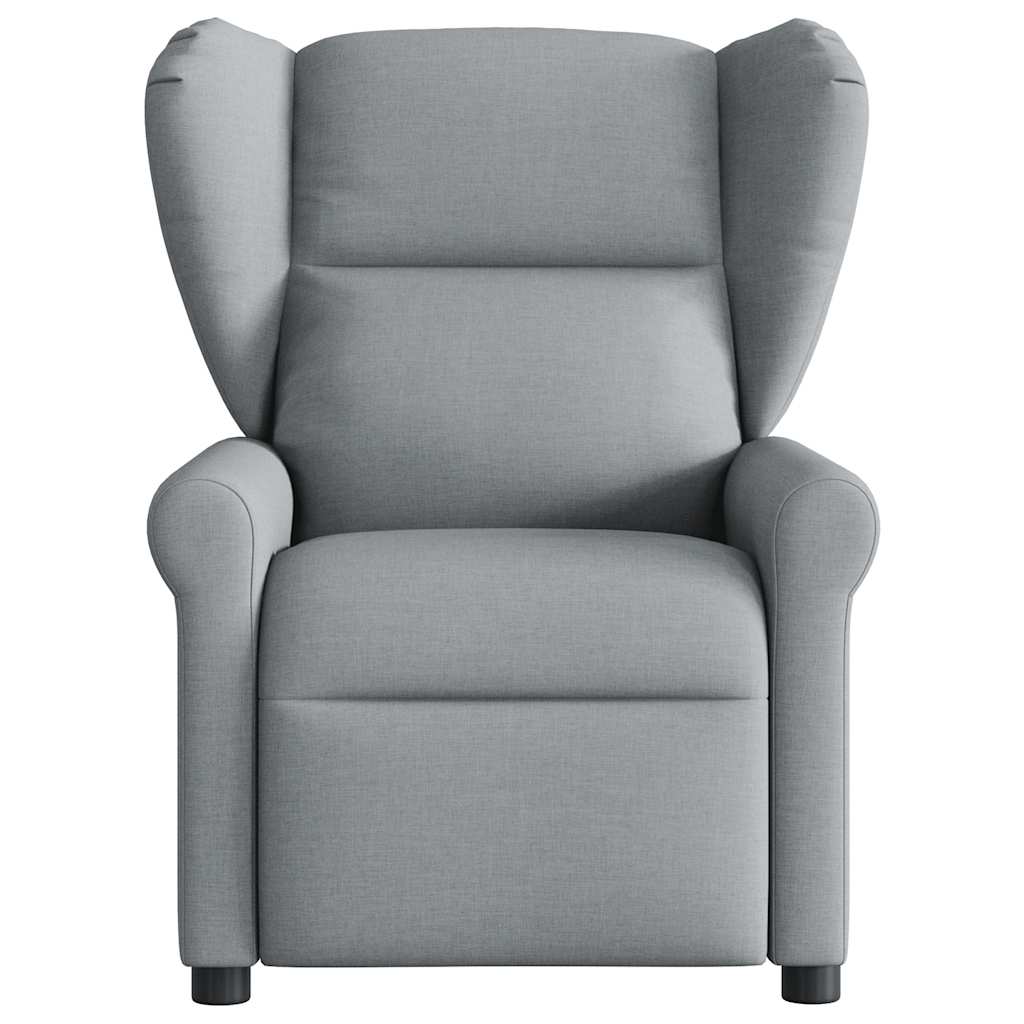 Fauteuil de massage tissu gris clair