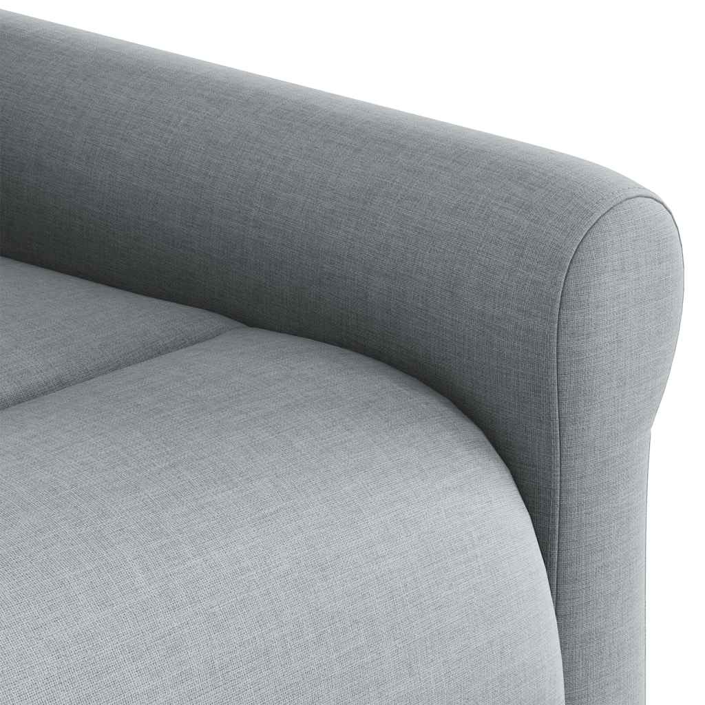 Fauteuil de massage tissu gris clair