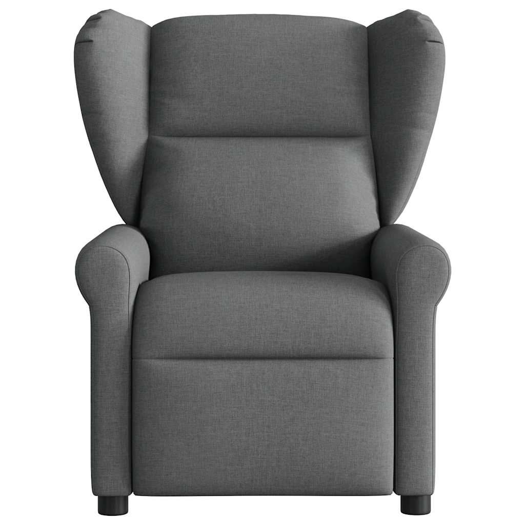 Fauteuil de massage tissu gris foncé