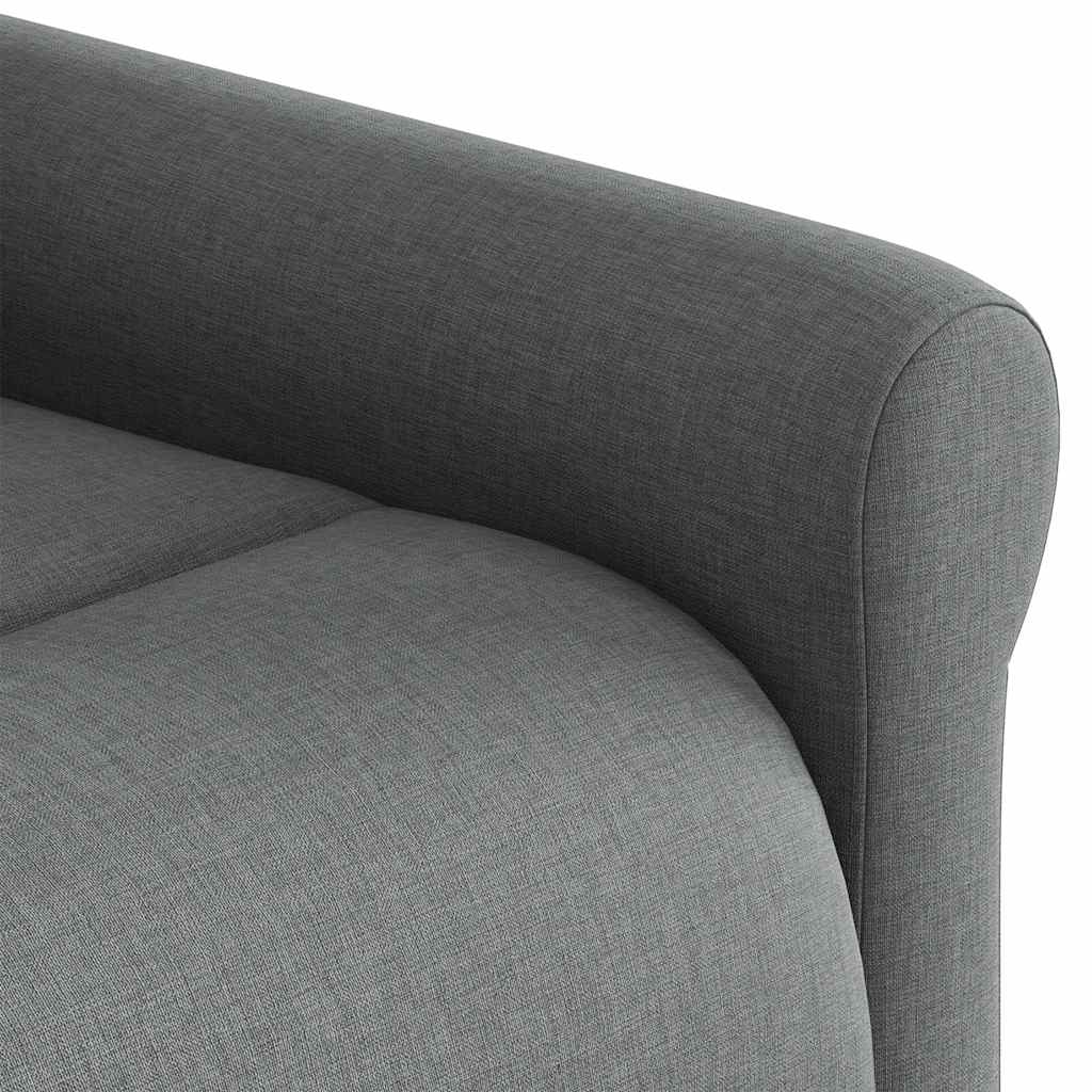 Fauteuil de massage tissu gris foncé