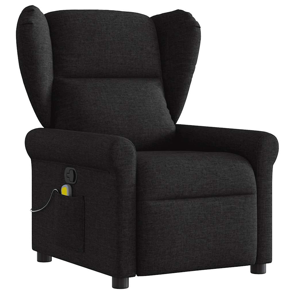 Fauteuil de massage tissu noir