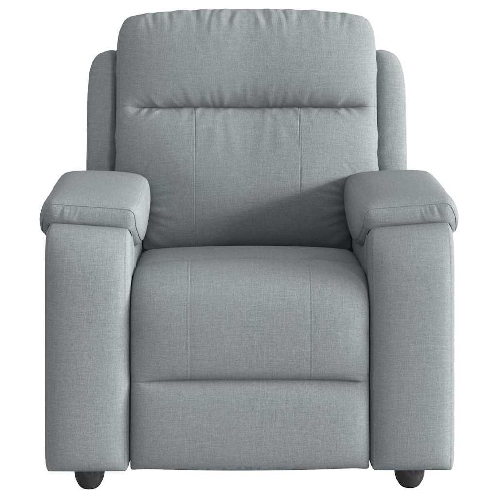 Fauteuil de massage tissu gris clair