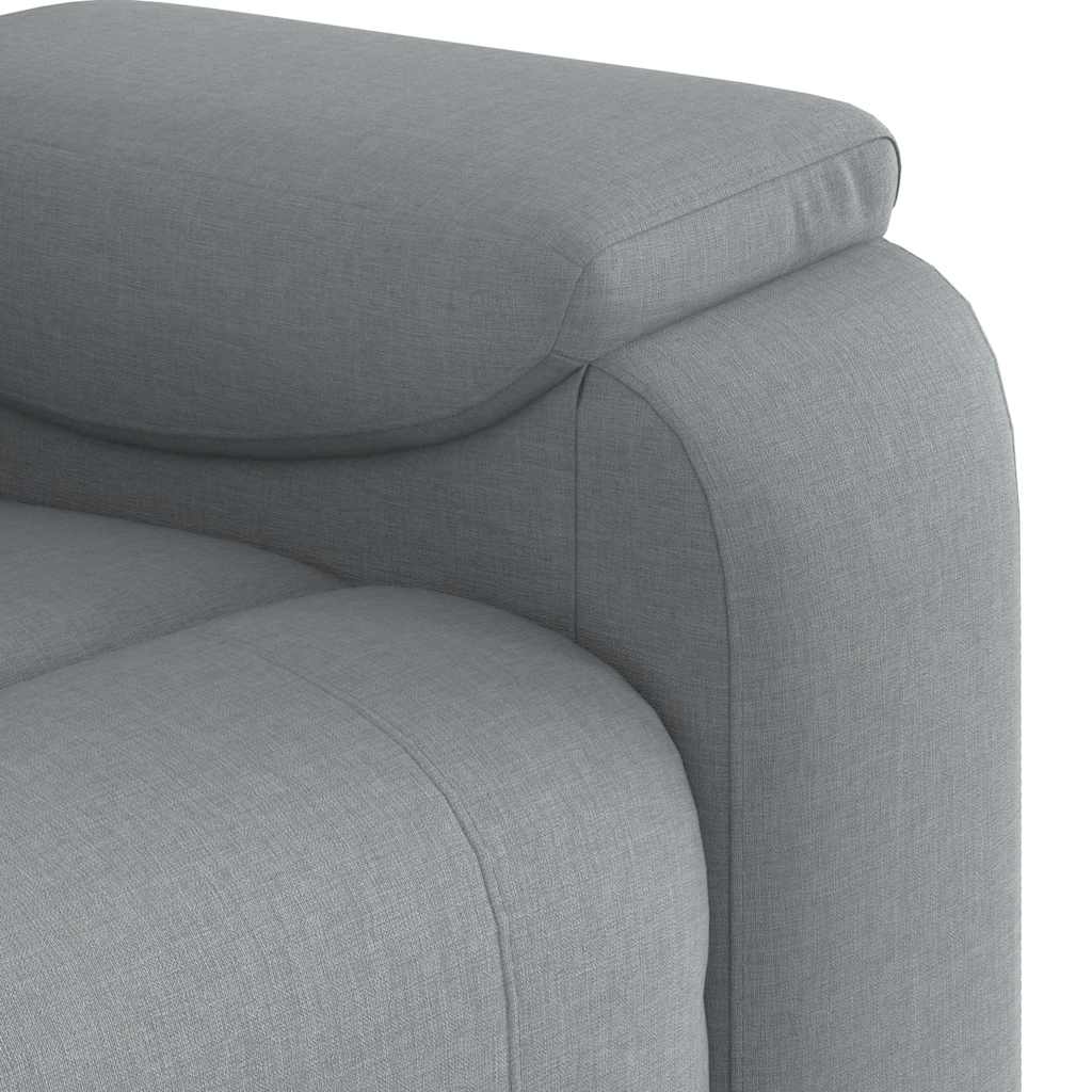 Fauteuil de massage tissu gris clair