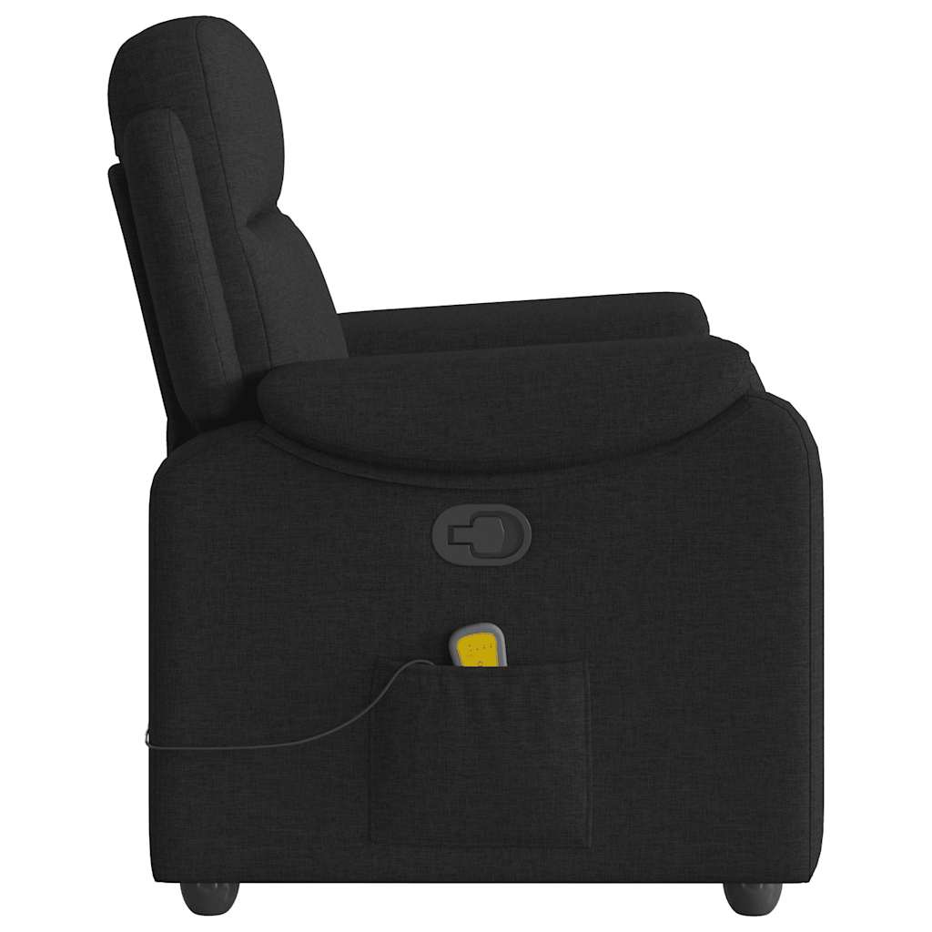 Fauteuil de massage tissu noir