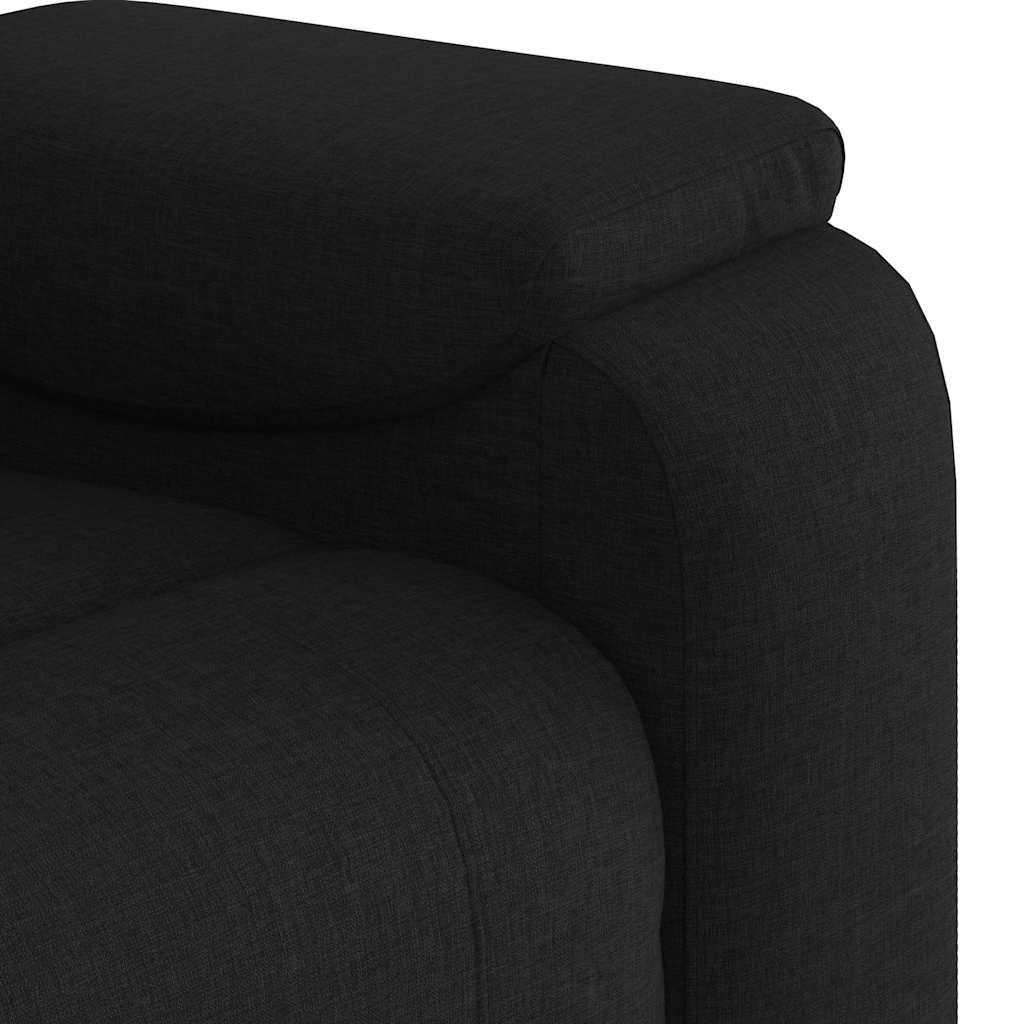 Fauteuil de massage tissu noir