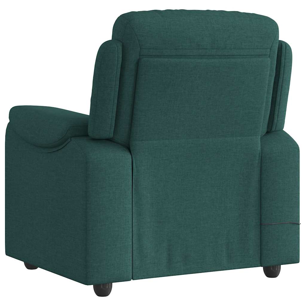 Fauteuil de massage tissu vert foncé