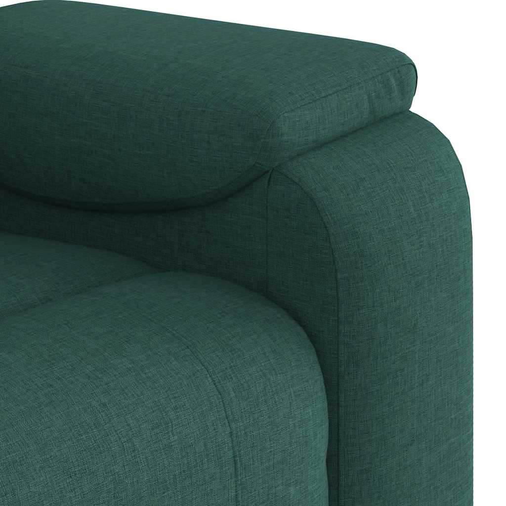 Fauteuil de massage tissu vert foncé