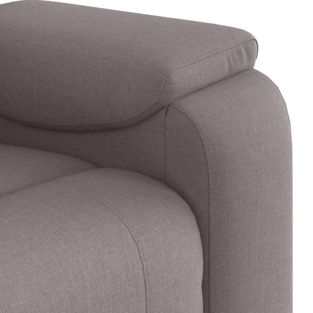 Fauteuil de massage tissu taupe