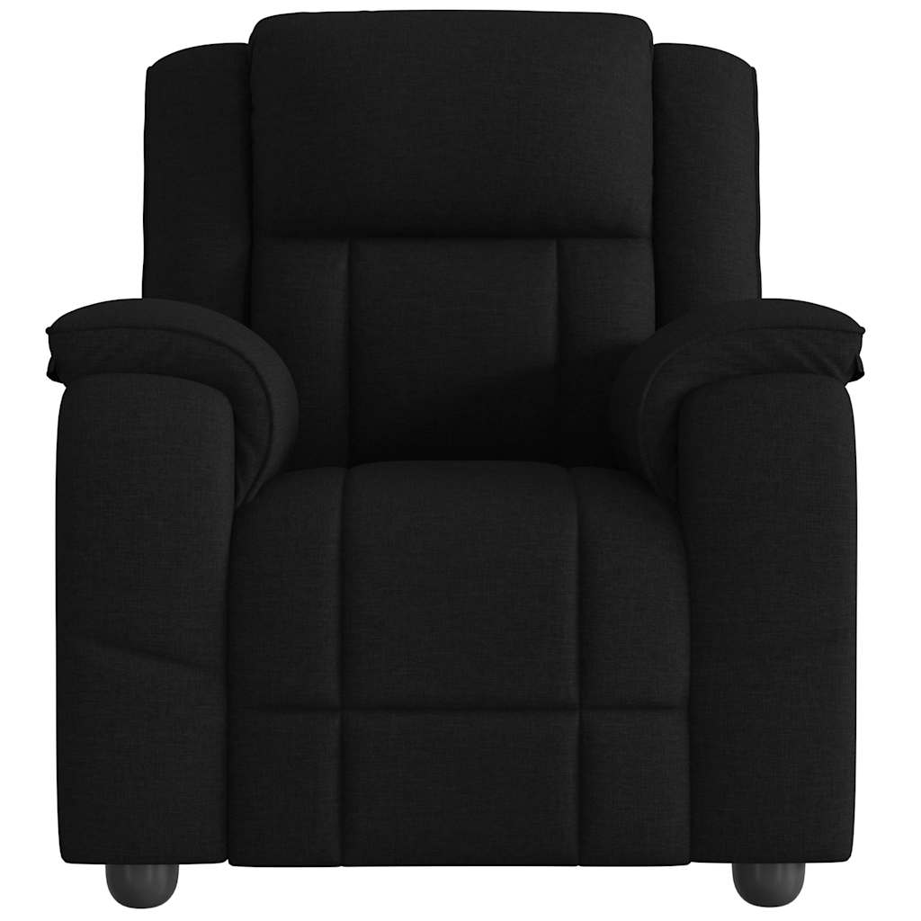 Fauteuil de relaxation tissu noir