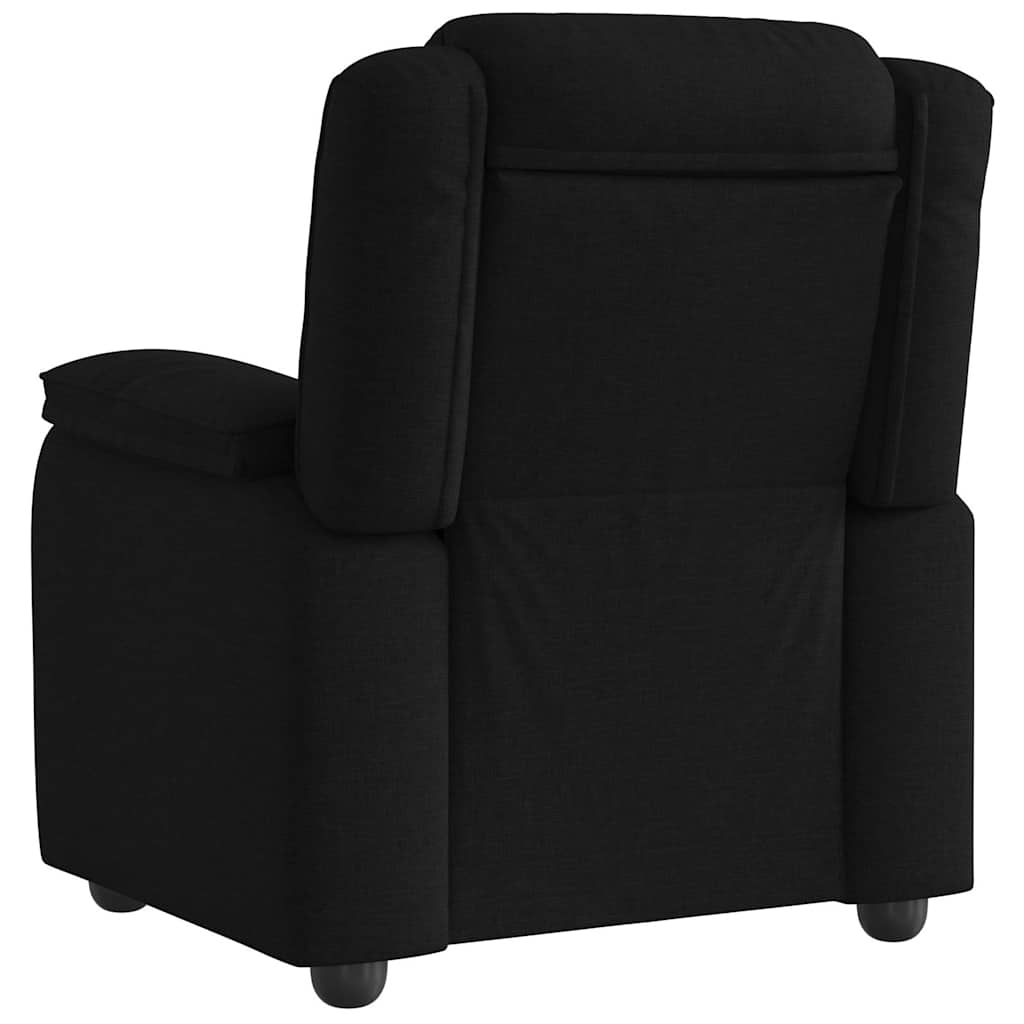 Fauteuil de relaxation tissu noir