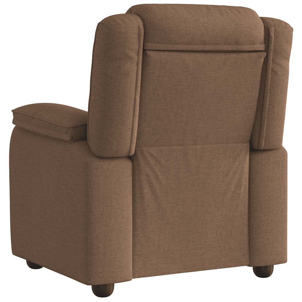 Relaxsessel Braun Stoff