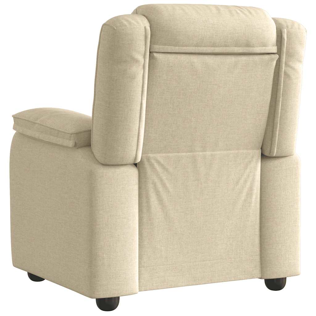 Relaxsessel Creme Stoff