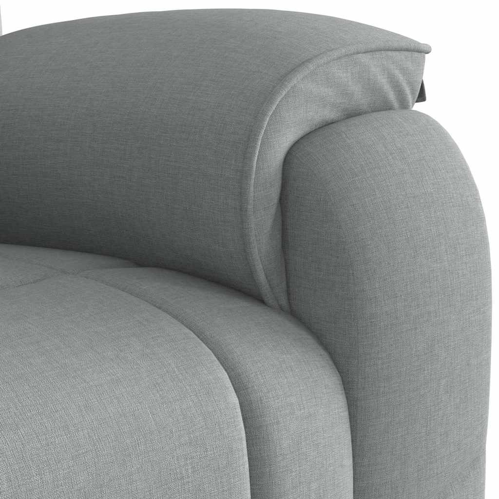 Fauteuil de massage tissu gris clair