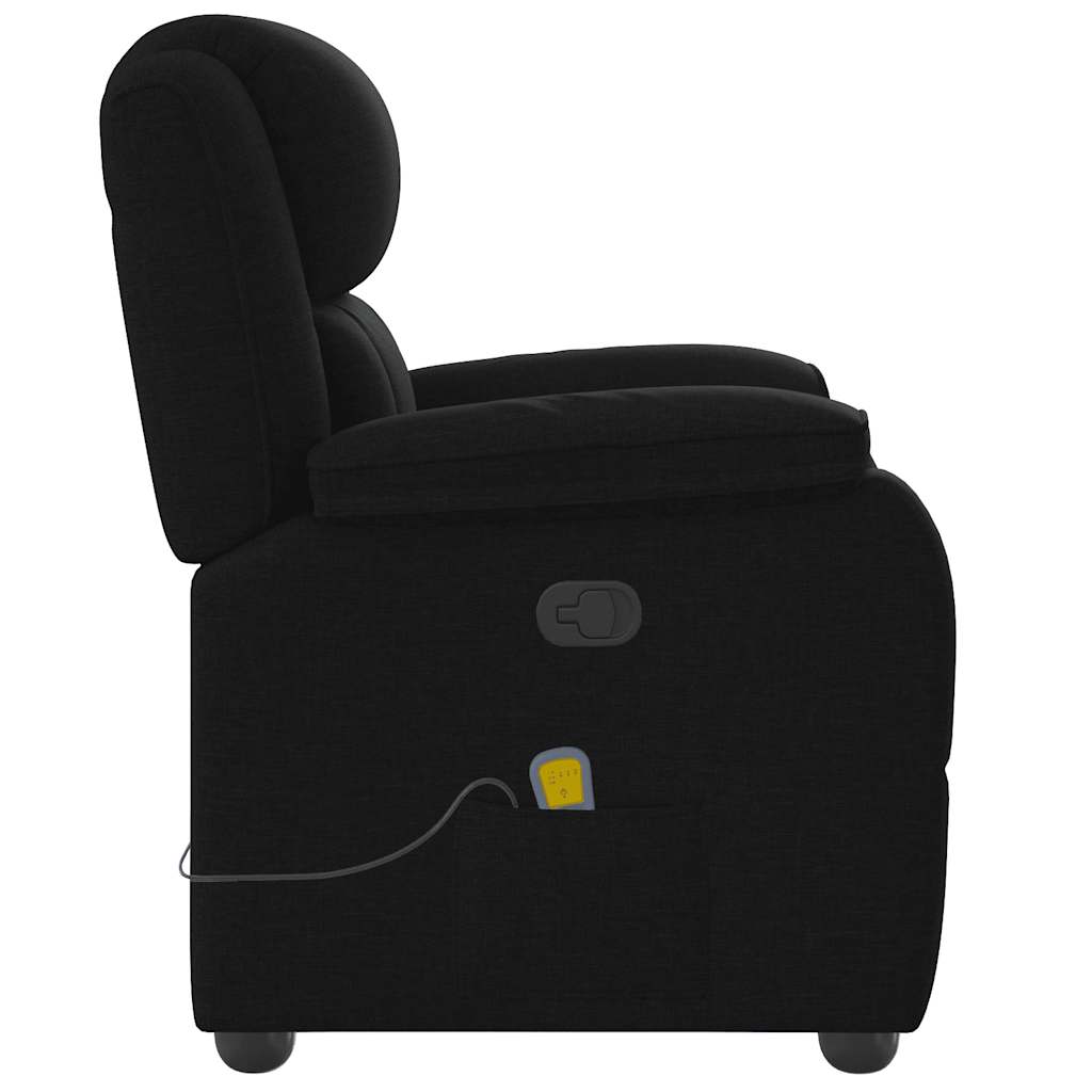 Fauteuil de massage tissu noir