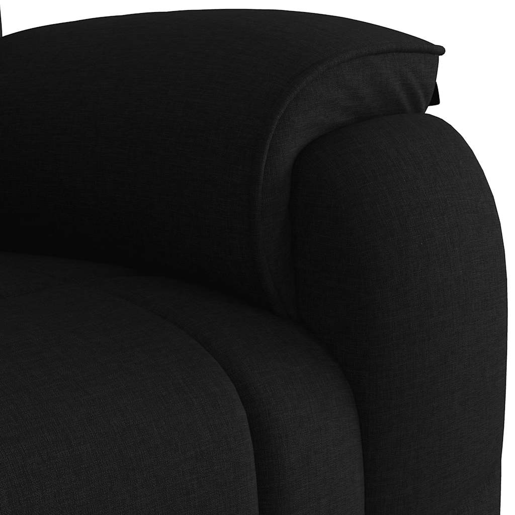 Fauteuil de massage tissu noir
