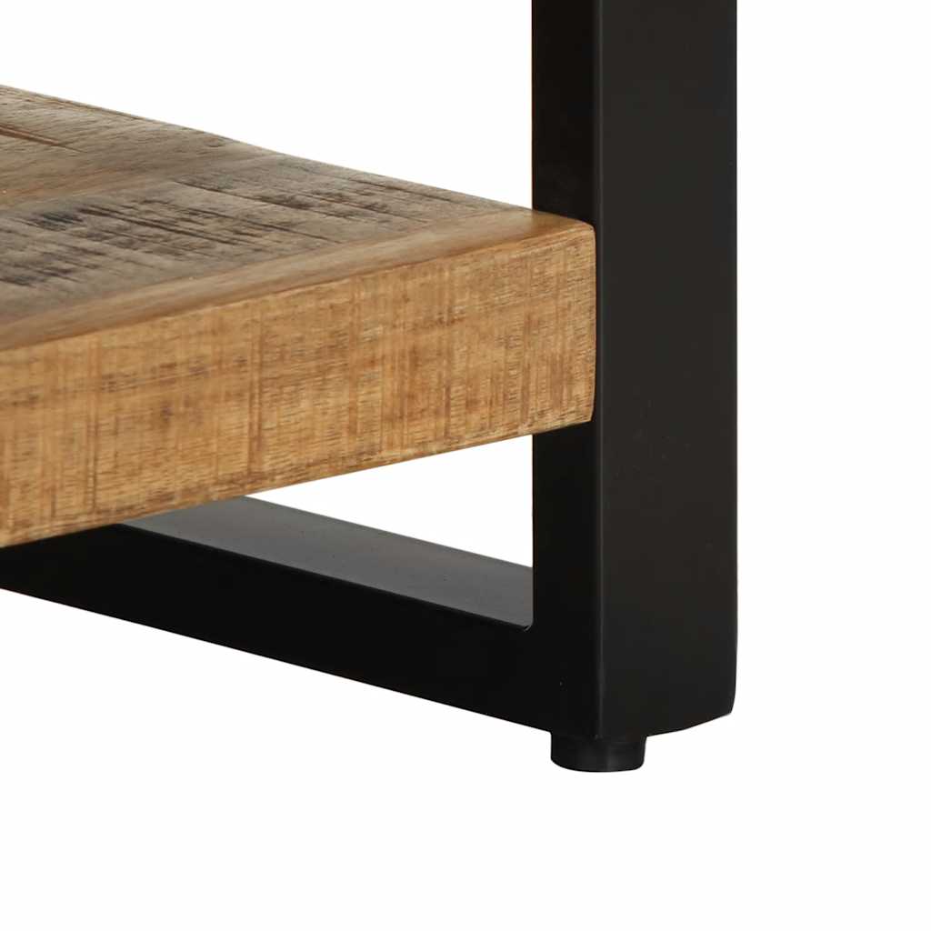 Tables de chevet, lot de 2, en bois de manguier brut