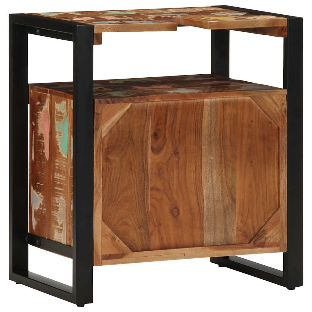 Washbasin base cabinet 55x35x60 cm reclaimed solid wood